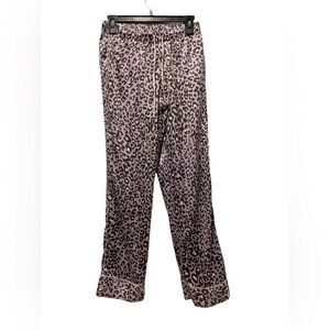 Victoria's Secret lilac /Black Leopard Print Pajama Pants Size XS